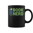 Book Nerd Pixel Retro Reading Bibliophile Gamer Graphic Print Coffee Mug