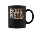 Book Nerd Vintage Floral Aesthetic Leopard Print Graphic Print Coffee Mug