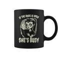If The Book Is Open She's Busy Witch Goth Girl Loves To Read Graphic Print Coffee Mug