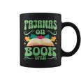 Book And Pajama Pajamas On Book Open Graphic Print Coffee Mug Book And Pajama Pajamas On Book Open Graphic Print Coffee Mug