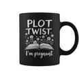 Book Reader Bookworm Plot Twist I'm Pregnant Graphic Print Coffee Mug