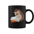 Book Reading Bookworm Forest Animal Wildlife Cute Hedgehog Graphic Print Coffee Mug