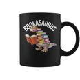 Book Reading Dinosaur T-Rex Dino Bookworm Graphic Print Coffee Mug