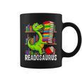 Book Readosaurus Dinosaur Books Library Reading Lovers Graphic Print Coffee Mug