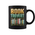 Book Trovert Introvert Reader Graphic Print Coffee Mug