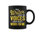 Book Writer Voices In My Head Work For Me Author Writing Graphic Print Coffee Mug
