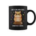Bookish Girl Present Just a Girl Who Loves Hamster And Books Graphic Print Coffee Mug Bookish Girl Present Just a Girl Who Loves Hamster And Books Graphic Print Coffee Mug