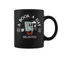 Bookish Mental Health Book A Day Retro Read More Book Graphic Print Coffee Mug