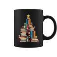 Booklovers Christmas Book Tree Graphic Print Coffee Mug
