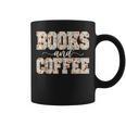 Books & Coffee Floral Graphic Print Coffee Mug