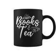 Books & Tea Book Reading Bookworm Read Books Librarian Graphic Print Coffee Mug
