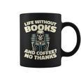 Books Bibliophile Librarian Library Literature Bookworm Graphic Print Coffee Mug