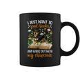 Books And My Chiweenie Owner Chiweenie Lover Graphic Print Coffee Mug
