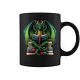 Books Dragon Reading Book Graphic Print Coffee Mug Books Dragon Reading Book Graphic Print Coffee Mug