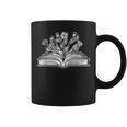 Books Flowers Library Bibliophile Literature Novel Bookworm Graphic Print Coffee Mug