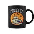 Books Ghost Boooks Halloween Reading Librarian Teacher Book Graphic Print Coffee Mug