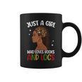 Books And Locs Loc'd Dreadlocs Locd Hair Graphic Print Coffee Mug