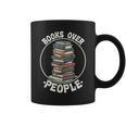 Books Over People Rainbow Reading Bookworm Book Lovers Graphic Print Coffee Mug
