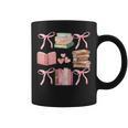 Books And Pink Bows Booktok Coquette Preppy Graphic Print Coffee Mug Books And Pink Bows Booktok Coquette Preppy Graphic Print Coffee Mug