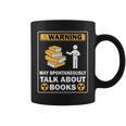 Books Reading Lovers Bookworm Librarian Book Nerd Read Graphic Print Coffee Mug