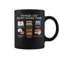 Books Things I Do In My Spare Time Reading Graphic Print Coffee Mug