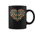 Bookworm Book Heart Valentines Day Reading Graphic Print Coffee Mug