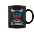 Bookworm Flying Mythical Creature Book Reading Dragon Graphic Print Coffee Mug