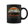 Bookworm Introvert Fun Book Lovers Reading Graphic Print Coffee Mug