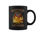Bookworm Please I'm a Book Dragon Dragon Books Lovers Graphic Print Coffee Mug