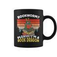 Bookworm Please I'm A Book Dragon Bookworm Book Lovers Graphic Print Coffee Mug