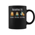 Bookworm Reading Book Fans Owl Graphic Print Coffee Mug