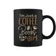 Bookworm Shirt I'm Just A Coffee Books Lover Women Girl Tee Graphic Print Coffee Mug