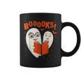 Booooks Boo Ghost Book Library Halloween Students Teachers Men Women Kids Graphic Print Coffee Mug