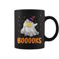 Booooks Funny Halloween Cute Ghost Book Reading Graphic Print Coffee Mug Booooks Funny Halloween Cute Ghost Book Reading Graphic Print Coffee Mug