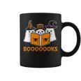 Booooks Ghost Boo Read Books Library Teacher Halloween Cute Graphic Print Coffee Mug