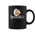 Booooks Halloween Cute Ghost Reading Library Books Graphic Print Coffee Mug