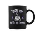 Bury Me With My Books Bookish Literary Booktok Graphic Print Coffee Mug