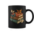 Butterflies And Books Cute Butterfly Graphic Print Coffee Mug