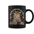 Buy Me Books And Call Me a Good Girl Reading Bookworm Graphic Print Coffee Mug