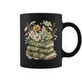 Camo Floral Books Wildflower Botanical Reading Lover Graphic Print Coffee Mug