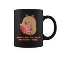 CapyFun Books Are The Only Treasure I Need Capybara Kids Graphic Print Coffee Mug