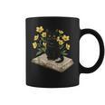 Cat On Book Flowers Cute Kitten Kitty Women Girls Kids Graphic Print Coffee Mug Cat On Book Flowers Cute Kitten Kitty Women Girls Kids Graphic Print Coffee Mug