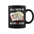 Cat Lovers All I Need Is Books & Cats Book Men Women Kids Graphic Print Coffee Mug Cat Lovers All I Need Is Books & Cats Book Men Women Kids Graphic Print Coffee Mug