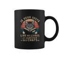 Cat And Reading For Book And Cat Lover Graphic Print Coffee Mug