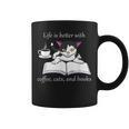 Cat Reads a Book Reading Coffee Graphic Print Coffee Mug Cat Reads a Book Reading Coffee Graphic Print Coffee Mug