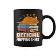 Cat Sleeping Napping Bookworm Reading Book Lover Book Nerd Men Women Kids Graphic Print Coffee Mug