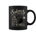 Cat Witch Salem Book Club Reading Halloween Book Lover Graphic Print Coffee Mug