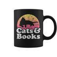Cats And Books Or Women's Cat And Book Graphic Print Coffee Mug