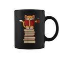 Cats And Reading Books Literature Graphic Print Coffee Mug Cats And Reading Books Literature Graphic Print Coffee Mug