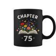 Chapter 75 Years Old 75th Birthday Celebration Floral Book Graphic Print Coffee Mug
